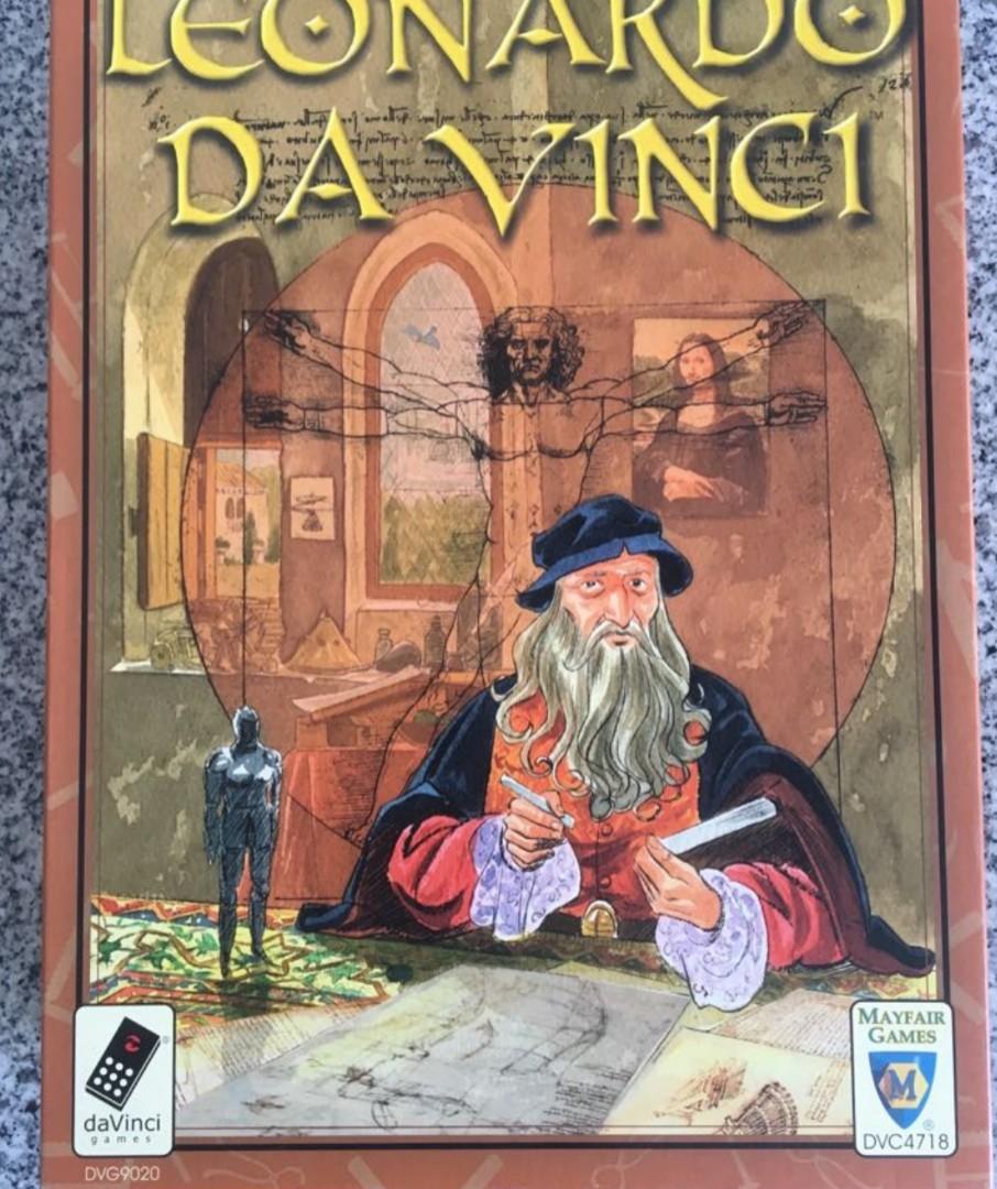 Leonardo da vinci Board Game + Galaxy Trucker with expansion + dinosaur island, Hobbies & Toys