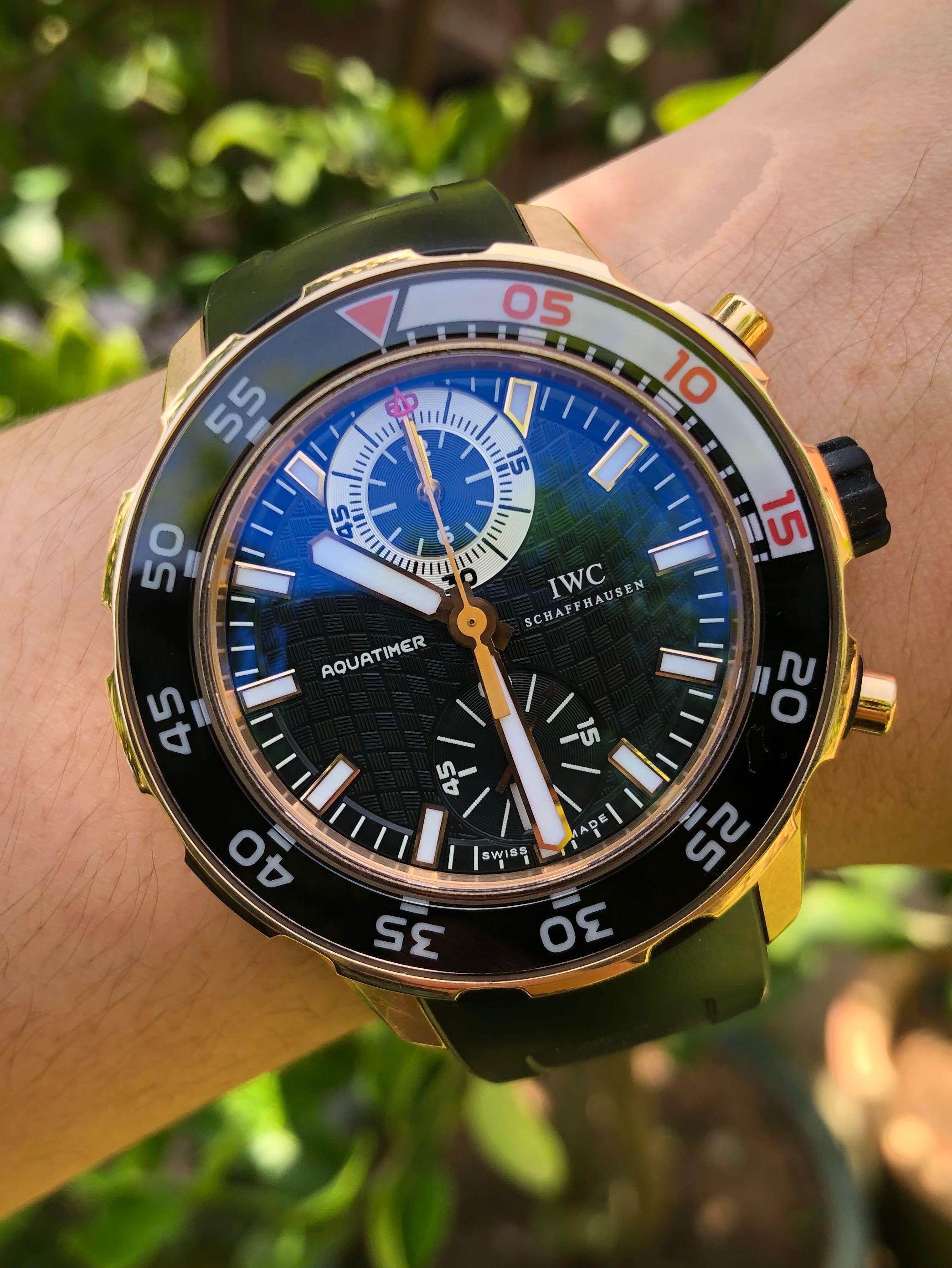 Iwc aquatimer gold new arrivals
