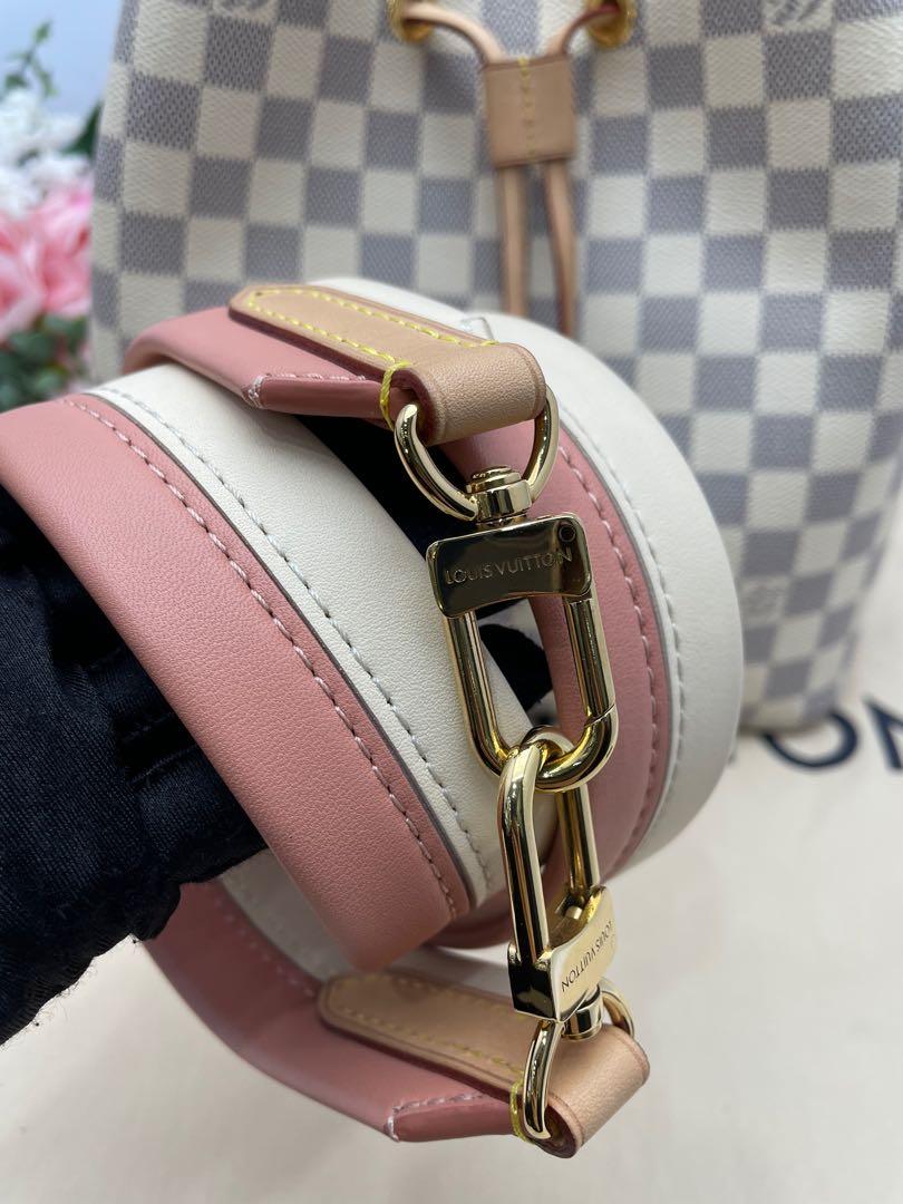 Louis Vuitton Damier Azur Neonoe Rose: Accessories Organizer Insert  Replacement Strap Key Chain 