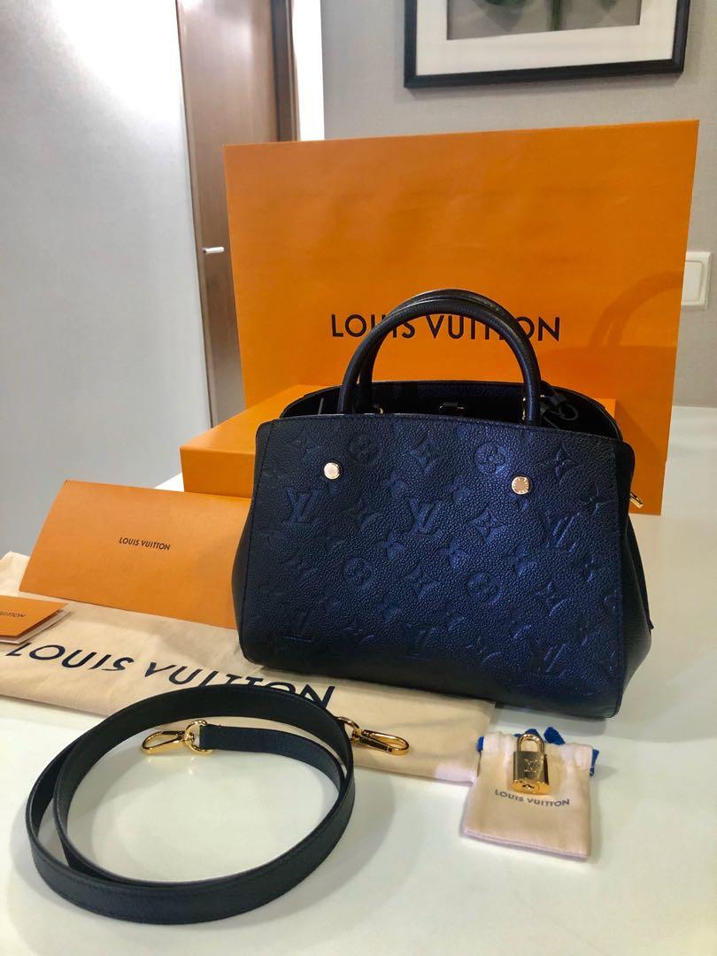 Louis Vuitton Monogram Empreinte Montaigne BB (SHG-Y5ruTz) – LuxeDH
