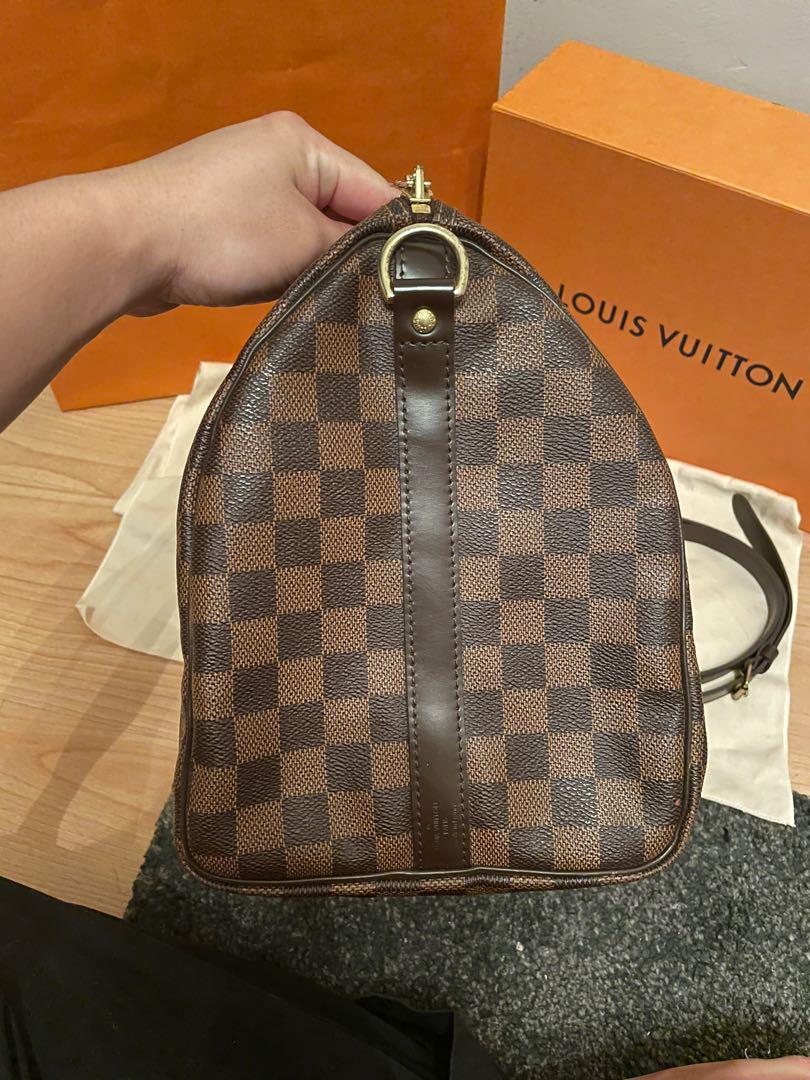 Louis Vuitton Speedy 35 Bandouliere Damier Ebene, Luxury, Bags & Wallets on  Carousell