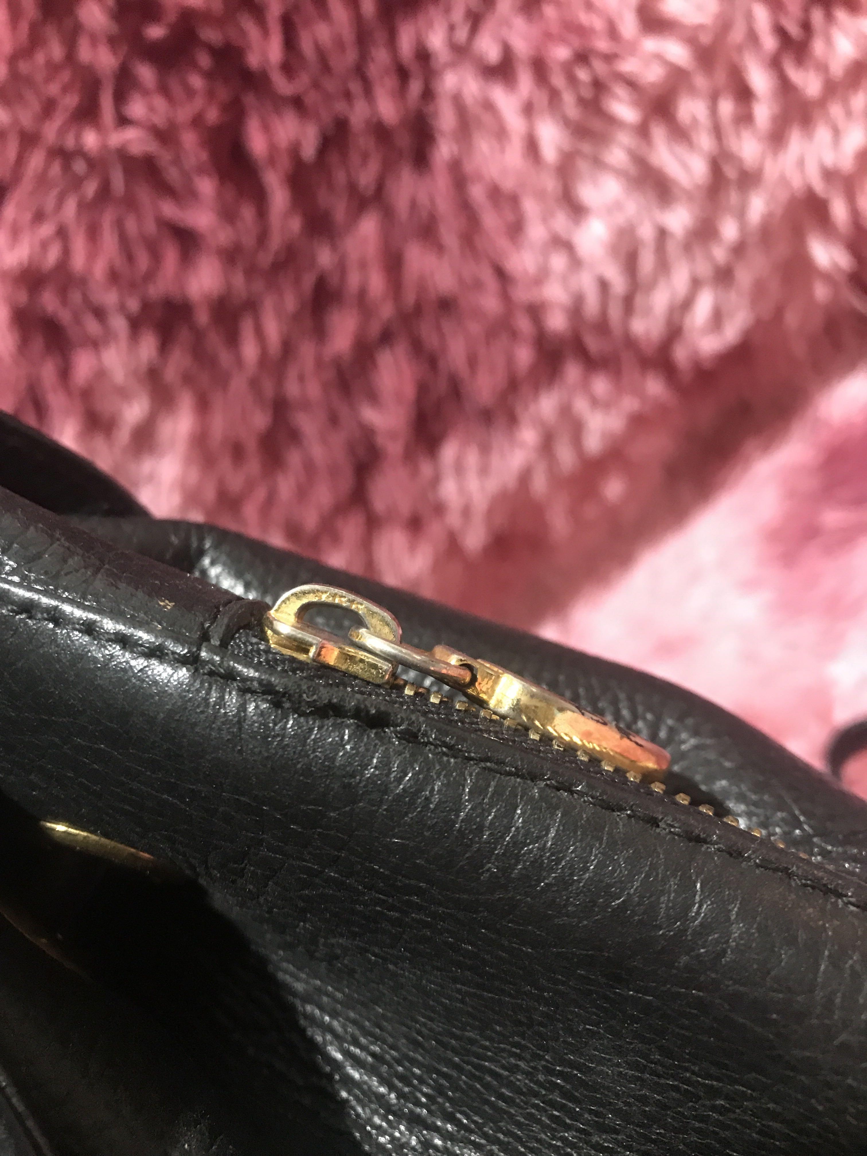Mcm studded bagpack 🇩🇪 (Category: Luxury Bags & Wallets) located in Baguio. Submitted by graciastell (Listing ID 1069865074, Image 3). Description: Vintage mcm bag pack Germany No inclusion but provided dust bag Cleaned and sanitized Dm for need further assistance thanks! .