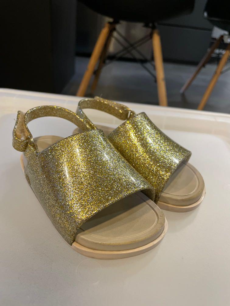 Gold glitter sandals shop
