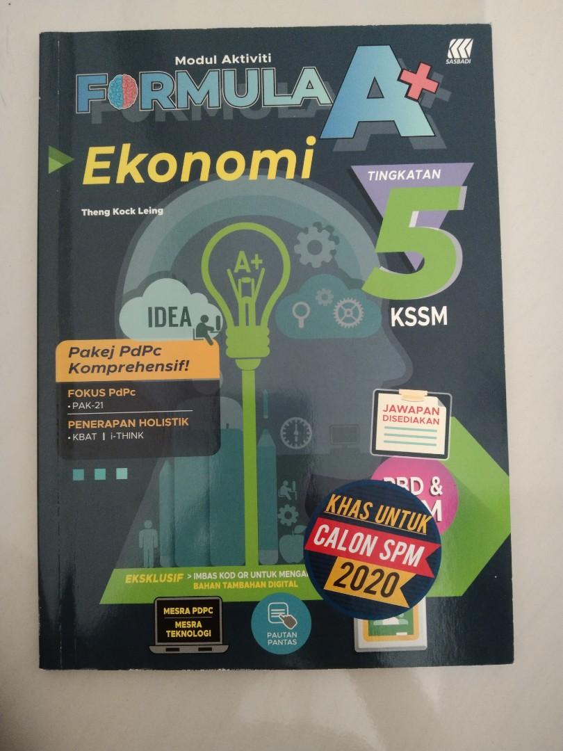 Modul Aktiviti Formula A Ekonomi Tingkatan 5 Kssm Textbooks On Carousell
