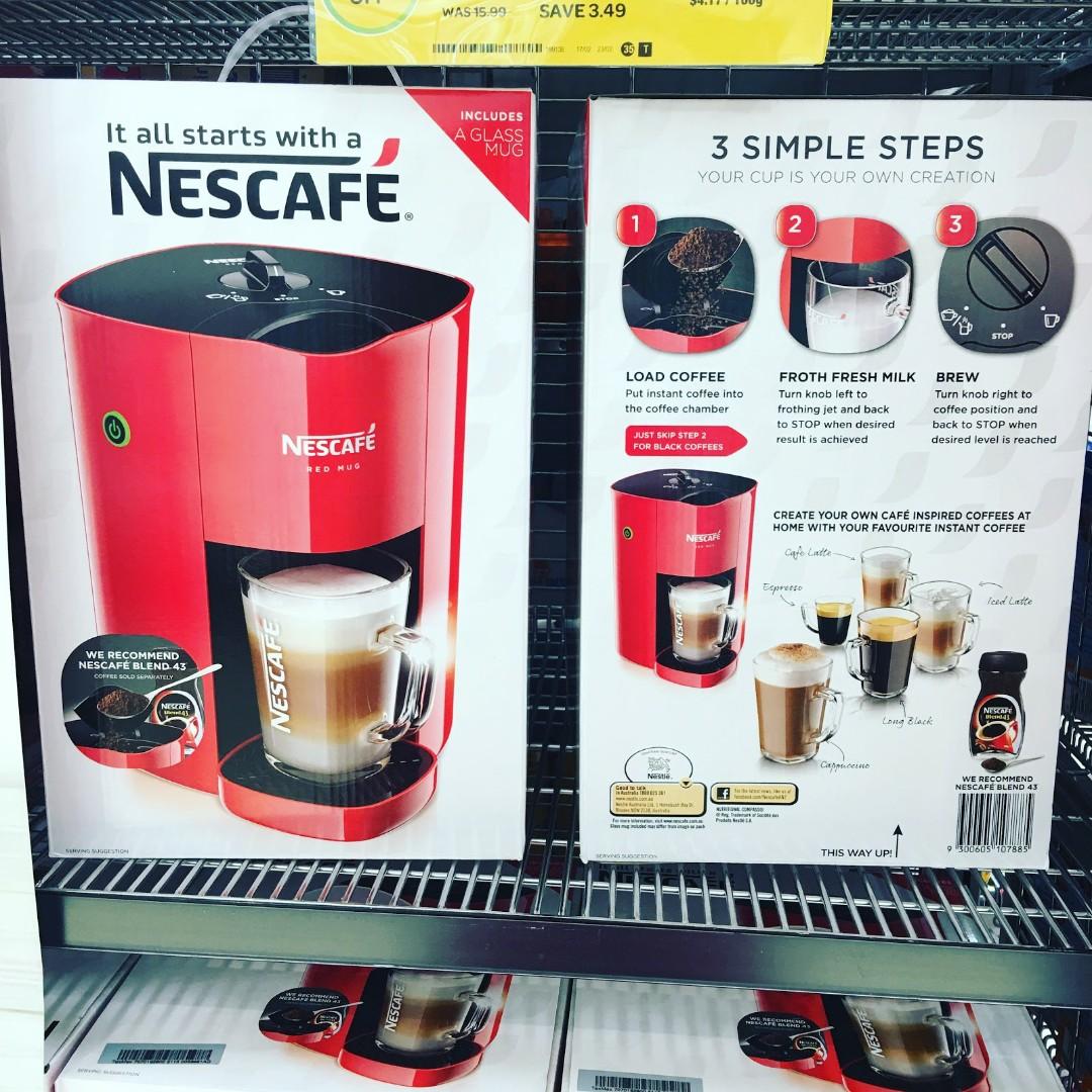 Nescafe Red Mug Coffee Maker Machine 