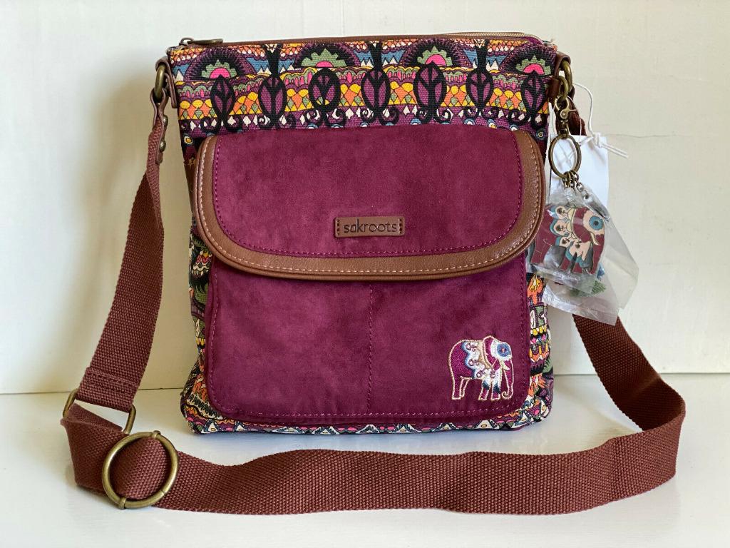 Sakroots artist outlet circle flap crossbody
