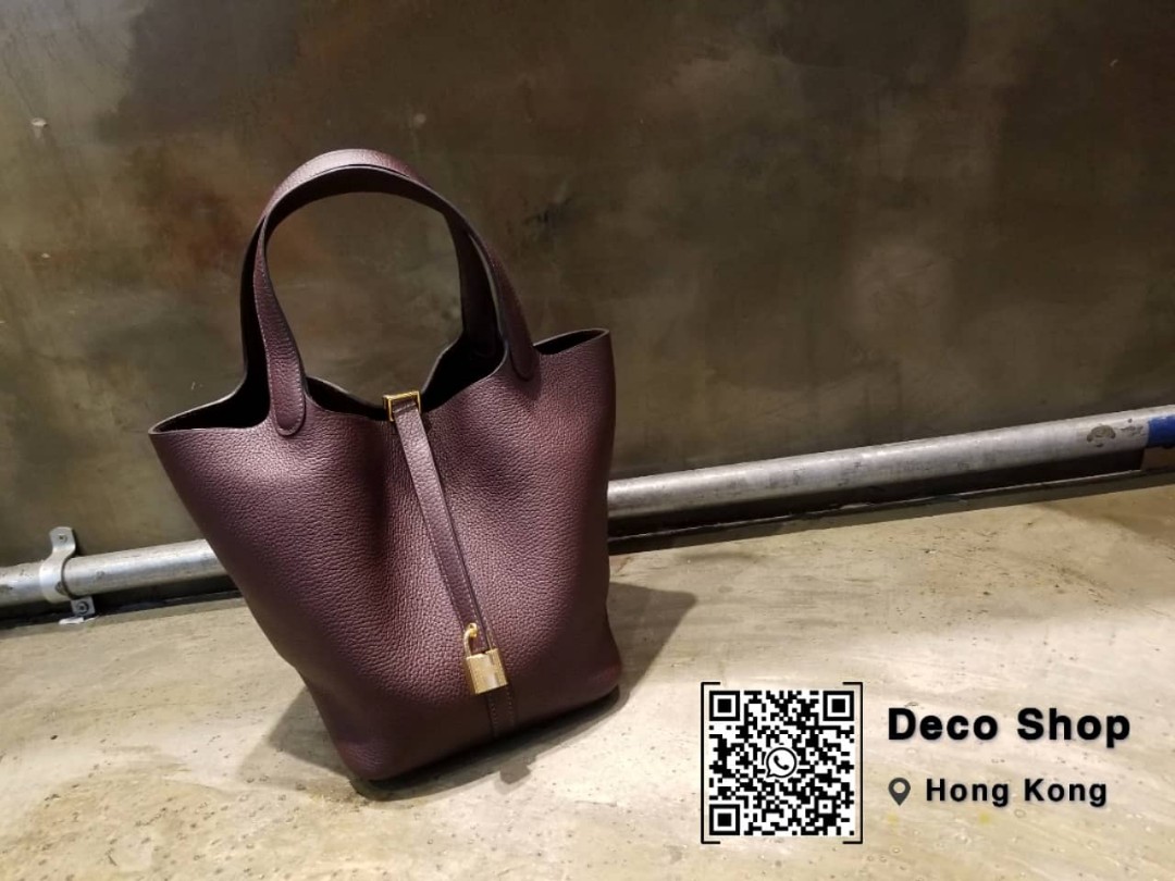 NEW)Hermes Rouge Sellier Picotin 22 GHW, 名牌, 手袋及銀包- Carousell