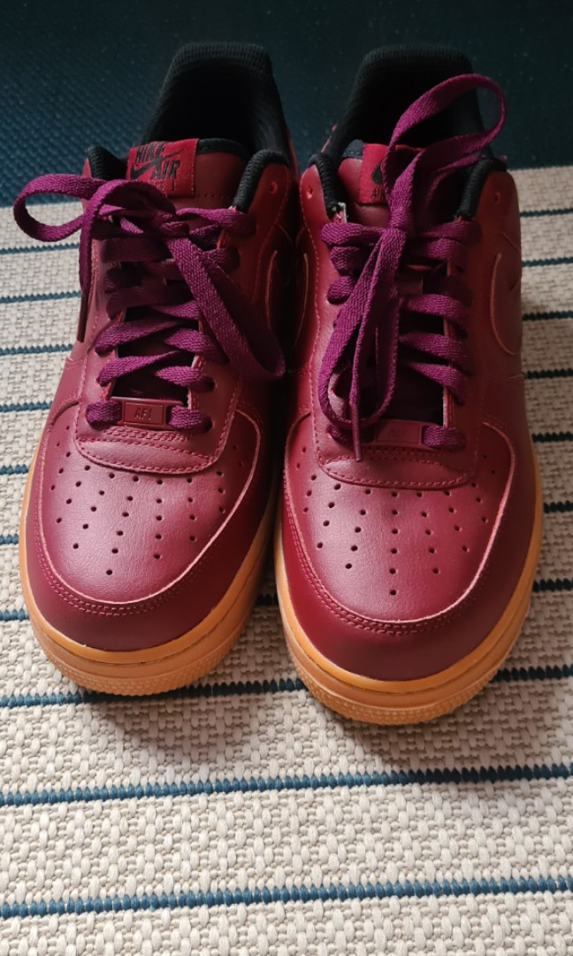 maroon af1 low