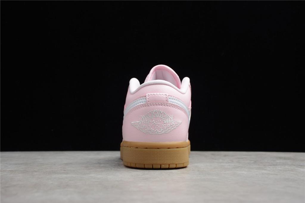 NIKE Air Jordan 1 Low Pink Gum AJ1 DC0774 601 women pink shoes