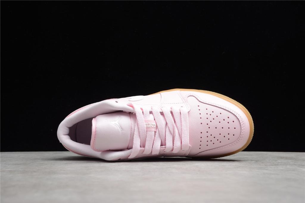 Air jordan 1 low gum pink hot sale