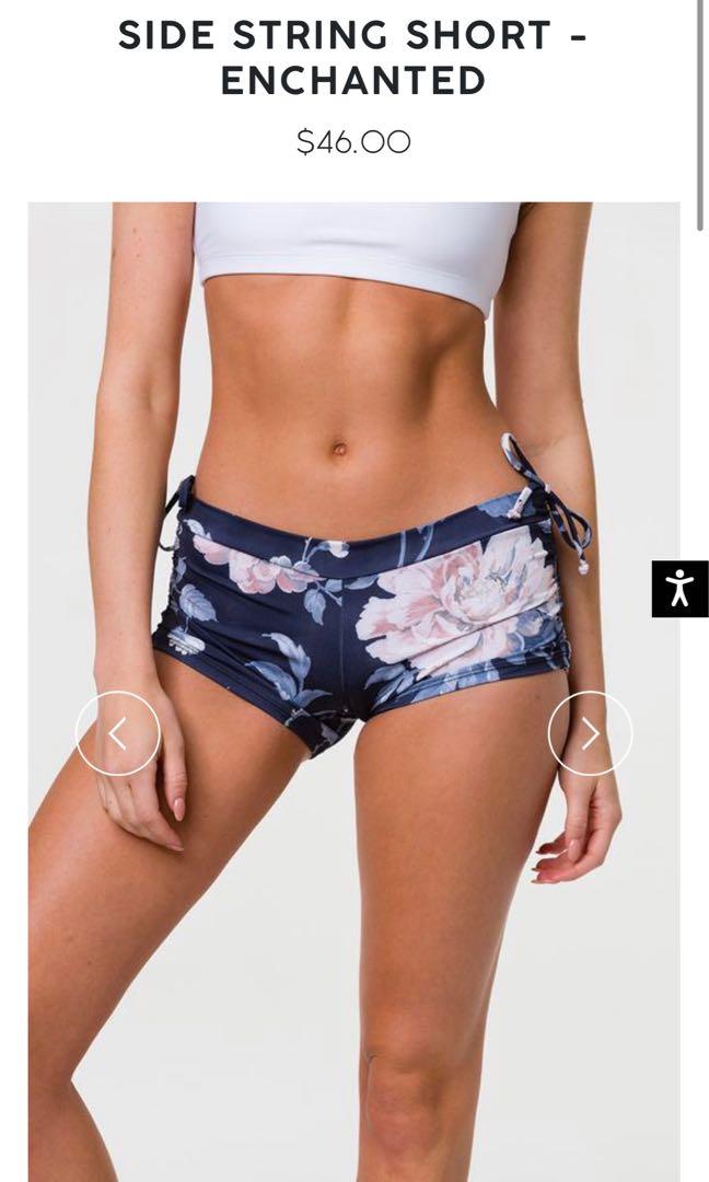 Onzie side string shorts sale
