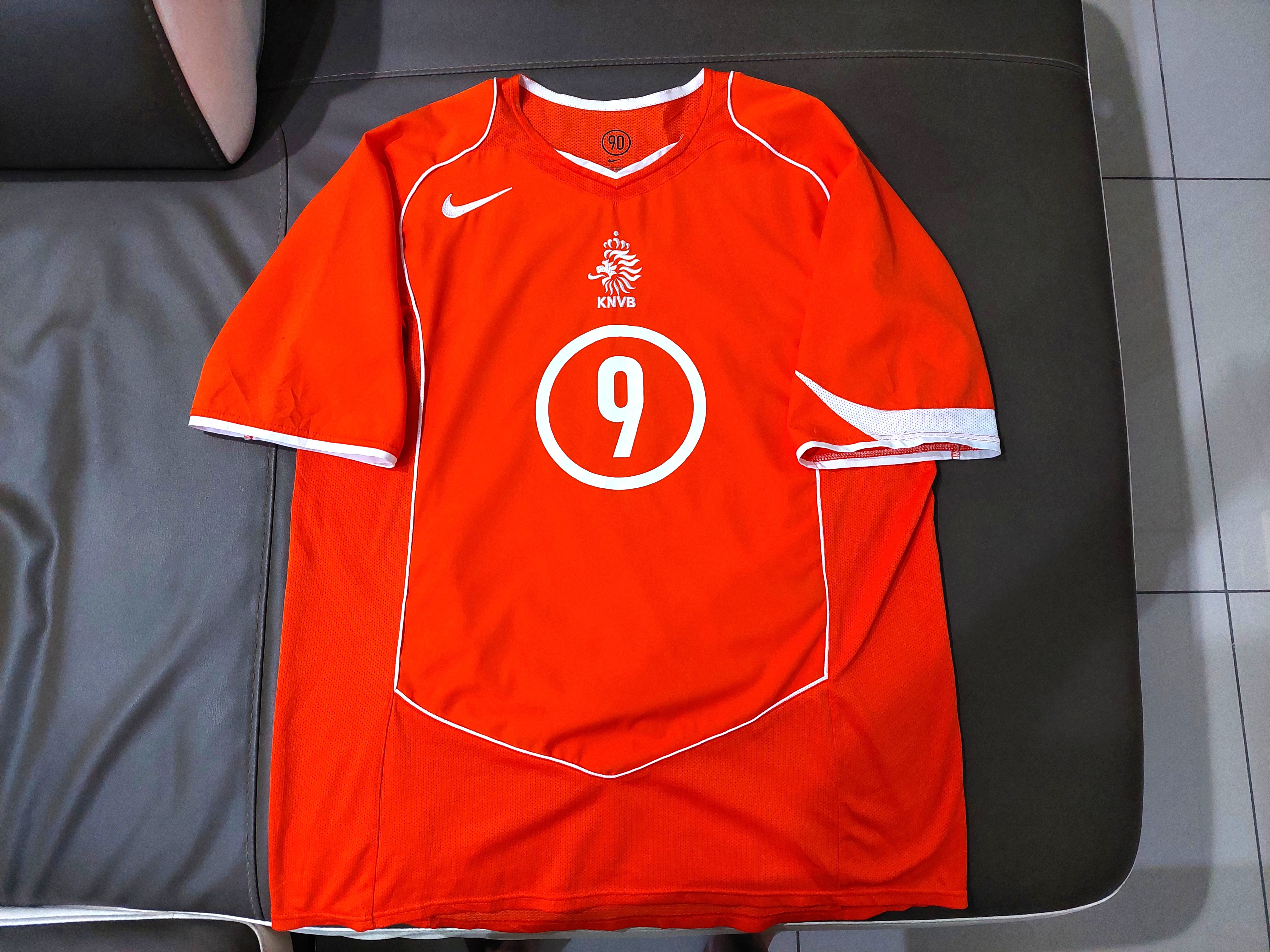 Original Nike Holland Home Jersey Euro 2004 Men s Fashion