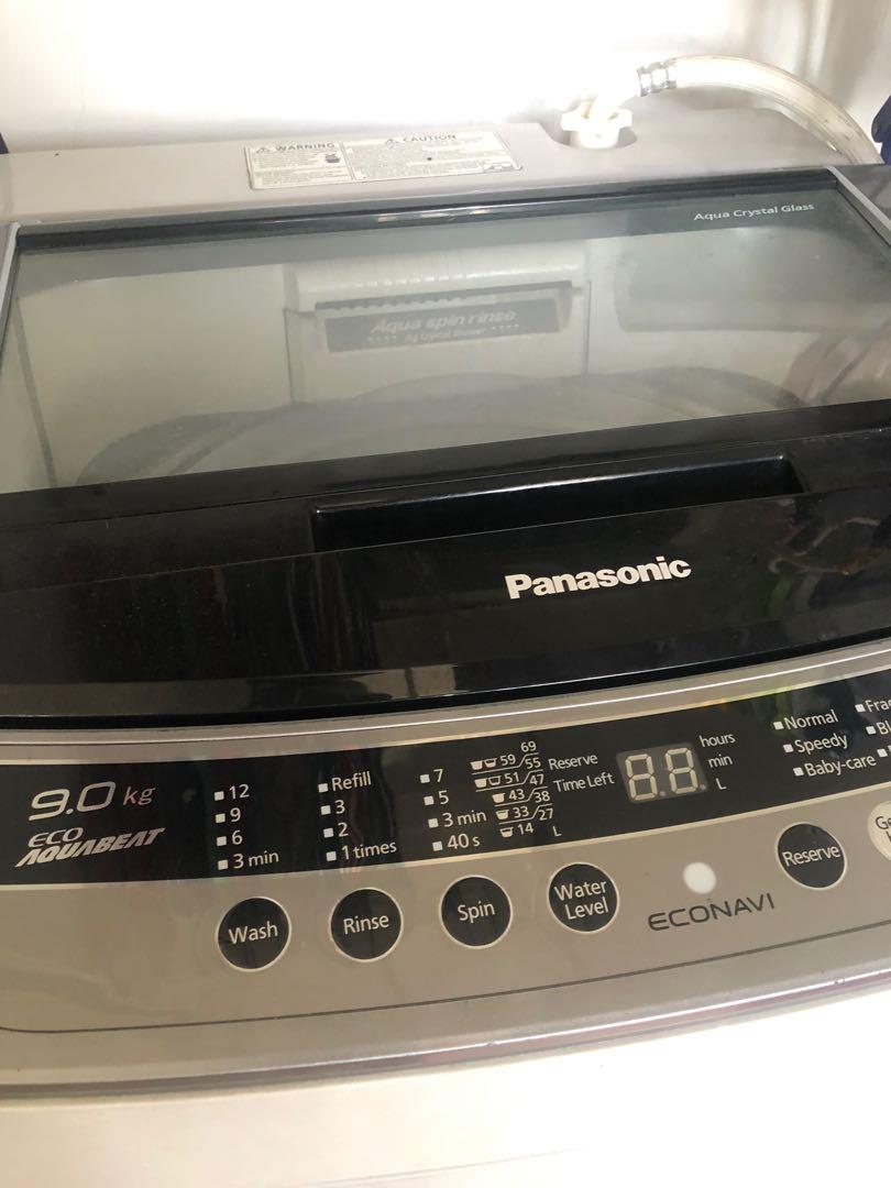 Panasonic Econavi Washing Machine, TV & Home Appliances, Washing