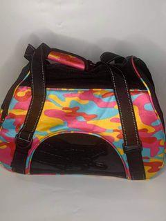 Pet carrier bag with long strap