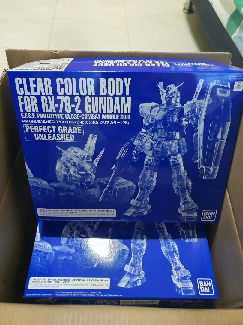 Pg Unleashed 1 60 Clear Color Body For Rx 78 2 Gundam Hobbies Toys Toys Games On Carousell Pg Unleashed 1 60 Clear Color Body For Rx 78 2 Gundam Hobbies Toys Toys Games On Carousell