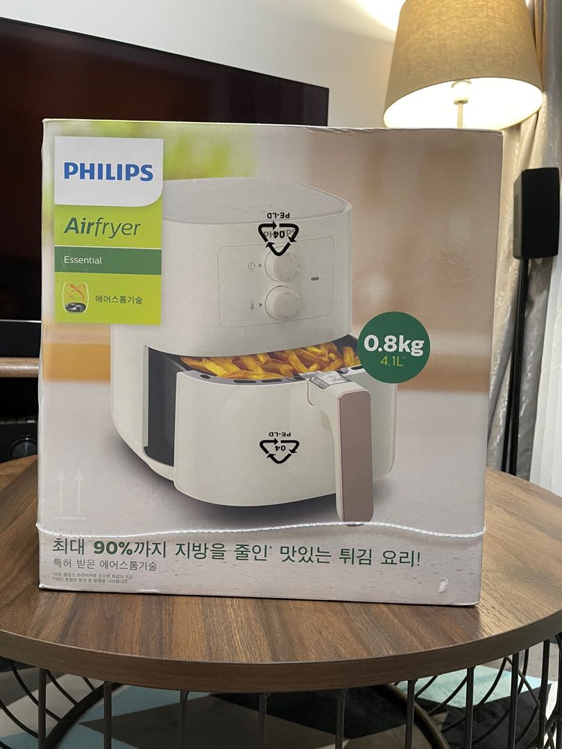 Philips Essential Compact Airfryer In White HD9200/21