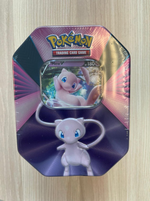 Pokemon TCG Spring V Force Mew tin ptcg cards | vivid voltage breakpoint sun & moon base booster ...