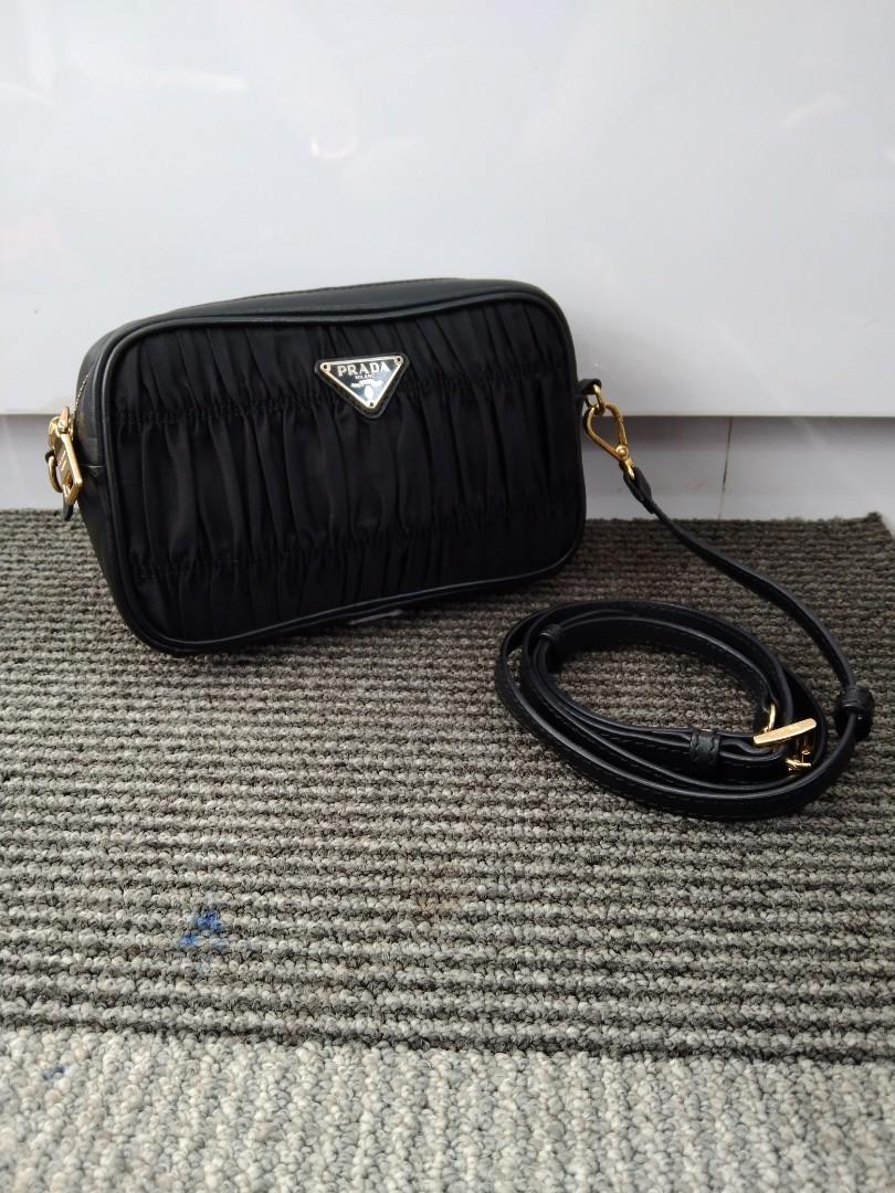 prada quilted leather camera bag