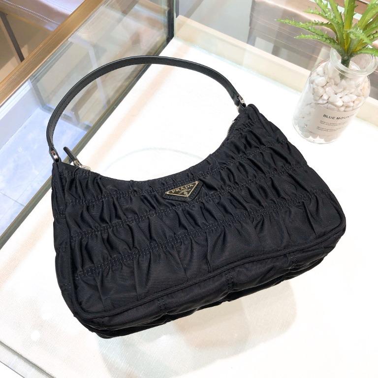 PRADA Nylon and Saffiano leather mini bag Women s Fashion Bags