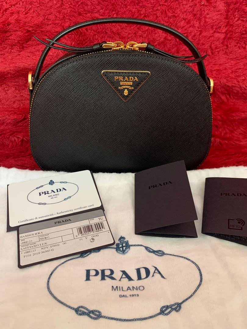 Prada Odette Heart Bag, Luxury, Bags & Wallets on Carousell