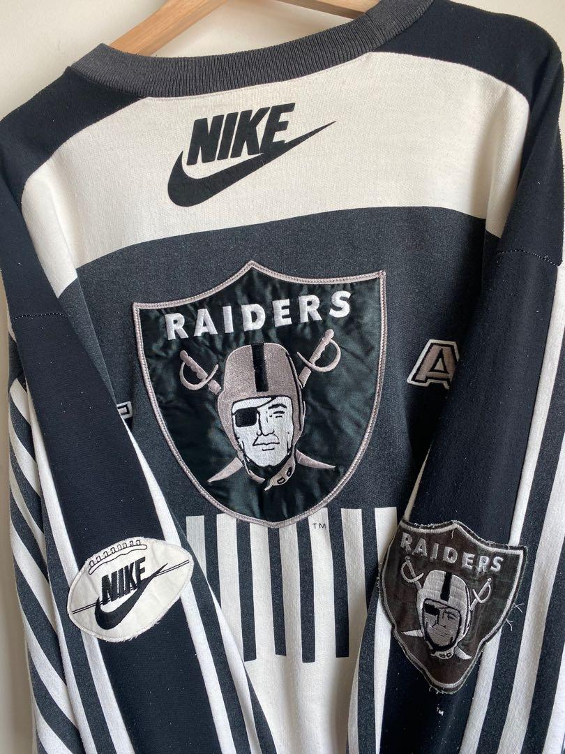 Nike Historic Raglan (NFL Raiders) Men's Sweatshirt. Nike LU