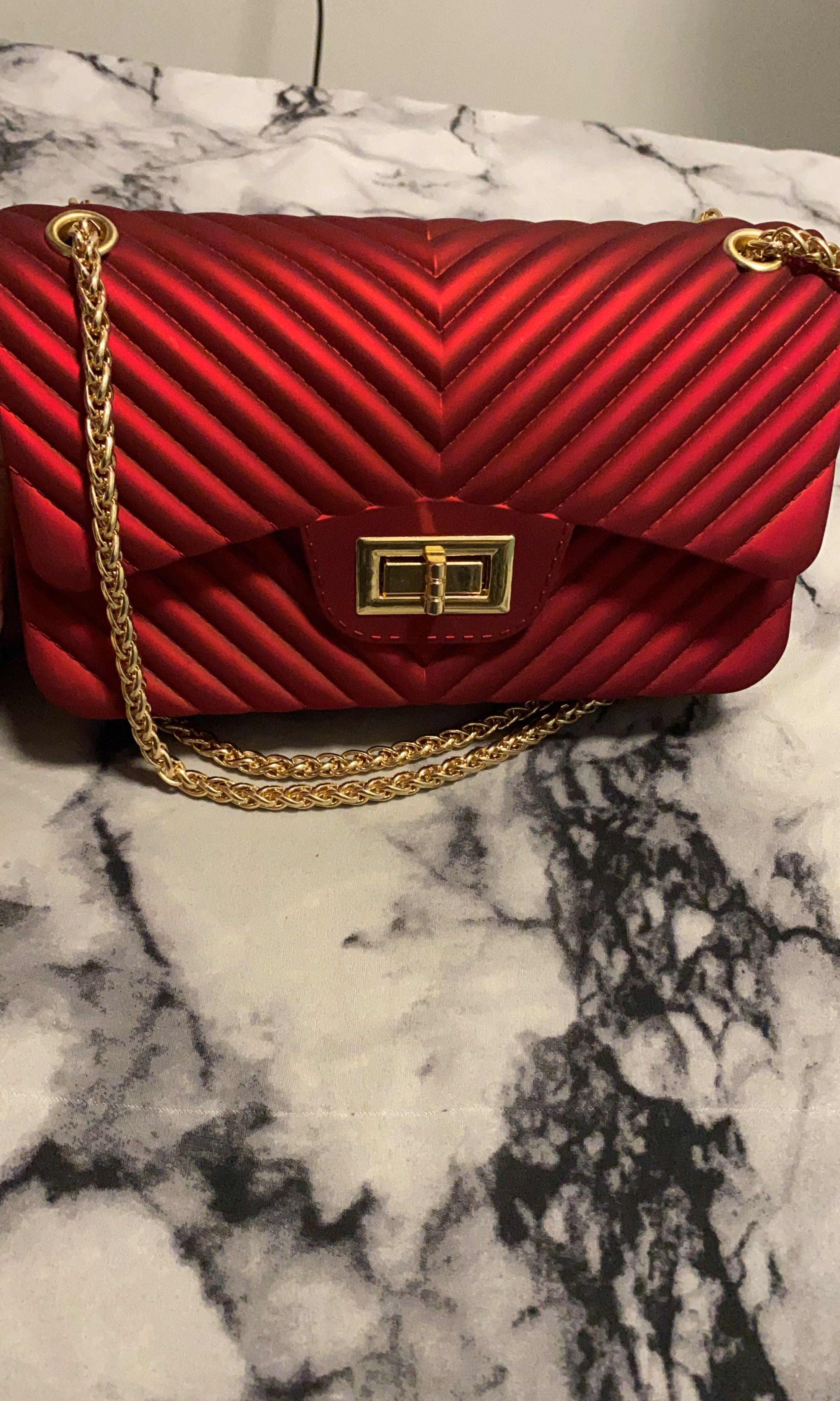 Red online jelly purse