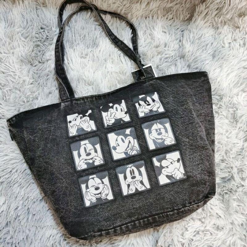 Sale!! Totebag jeans zara mickey 