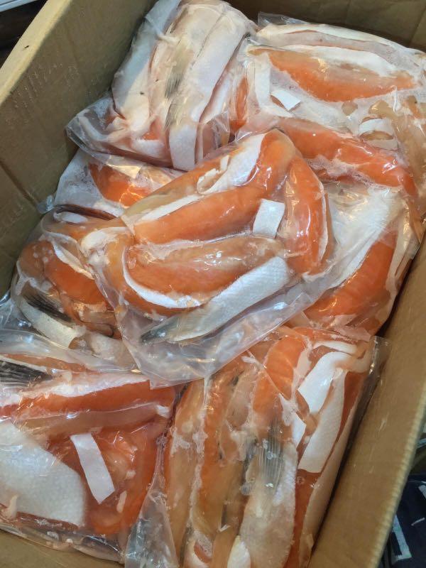 Salmon Belly Strips, Food & Drinks, Chilled & Frozen Food on Carousell