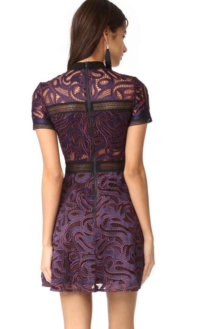 Self Portrait Eliza Cutwork Mini Dress Women s Fashion Dresses