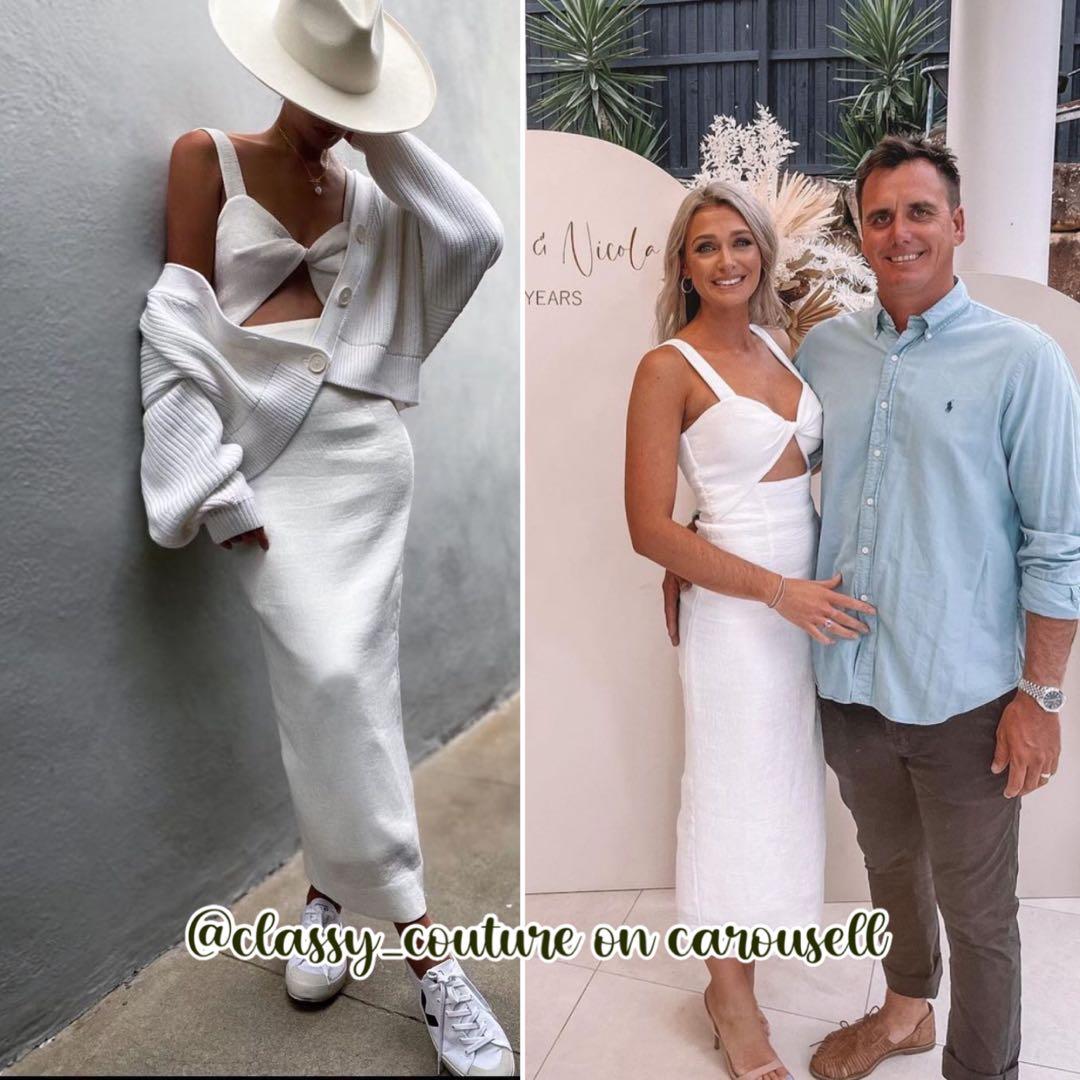 Shona Joy Simone Fitted Cut Out Midi Dress, Women's Fashion, Dresses &  Sets, Dresses on Carousell