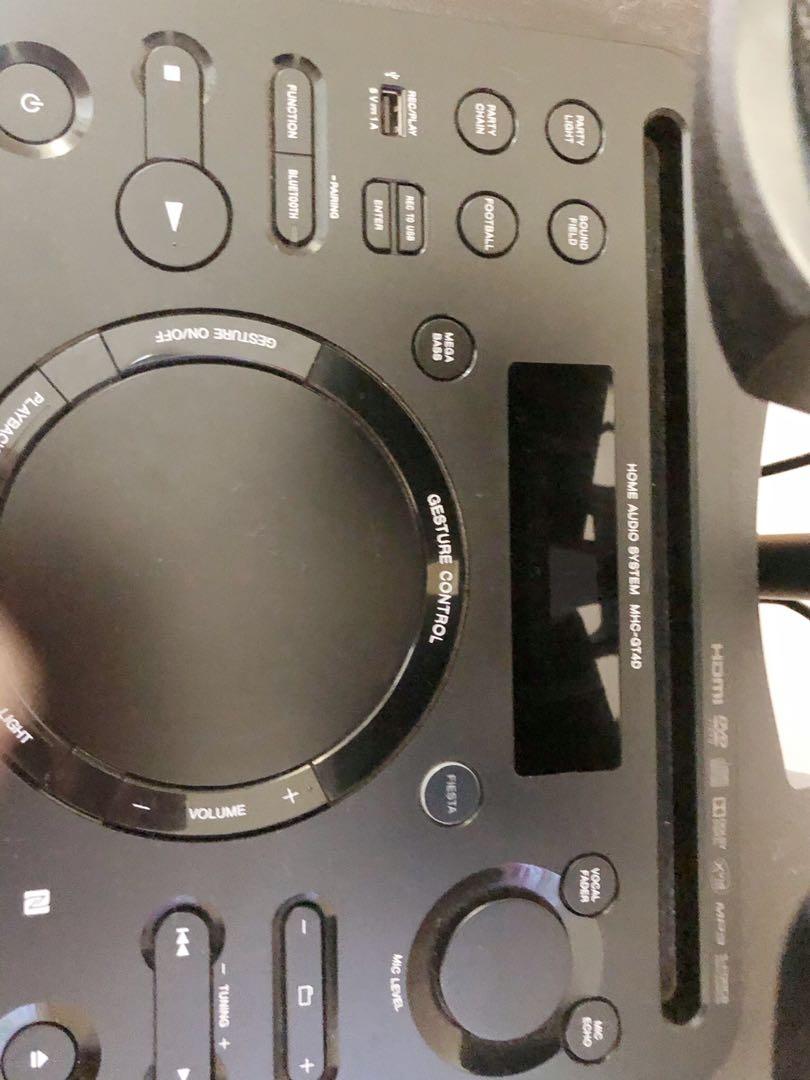 Sony MHC GT4D HighPower Home Audio System with Bluetooth, Audio, Soundbars, Speakers