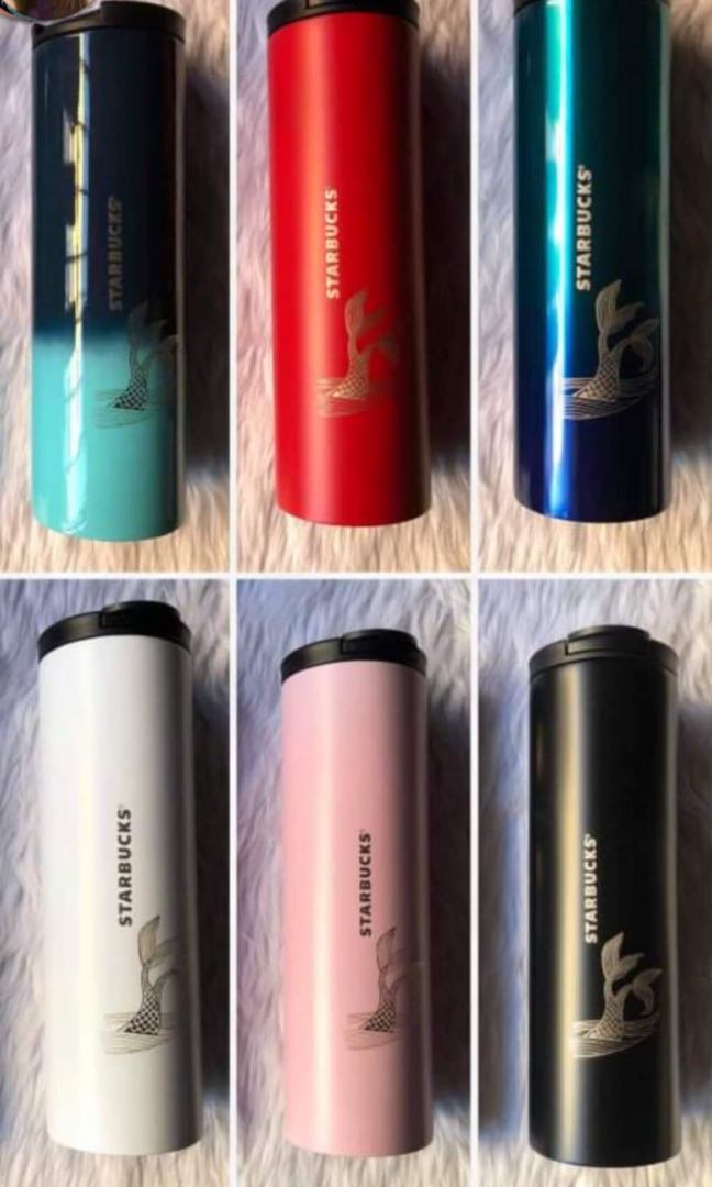 STARBUCKS MERMAID TAIL TUMBLER, Furniture & Home Living, Kitchenware