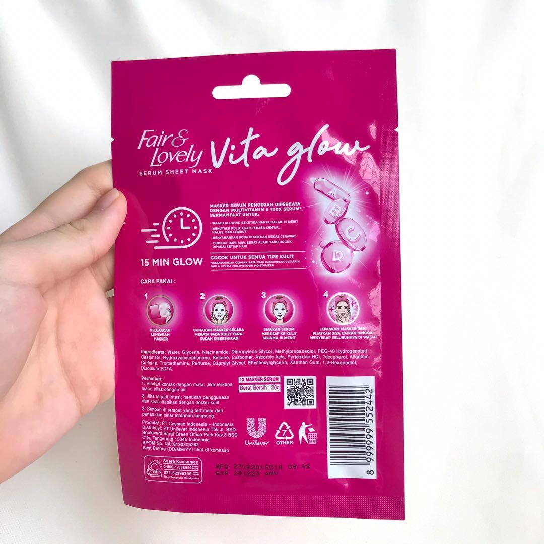 Fair & Lovely Multivitamin Serum Sheet Mask