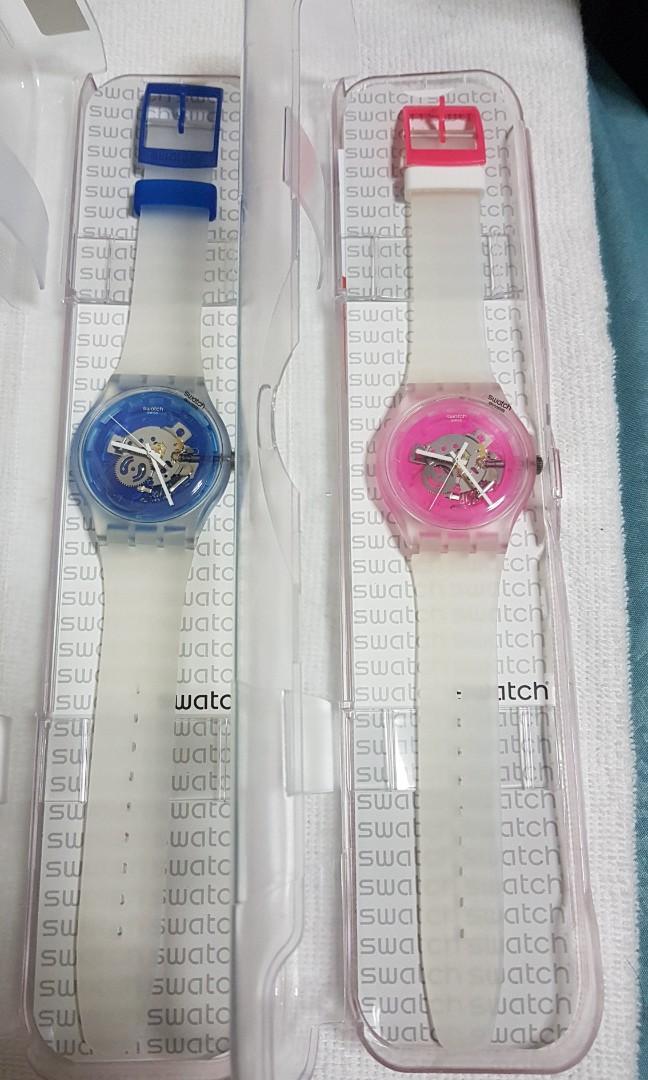SWATCH couple watch Luxury Watches on Carousell