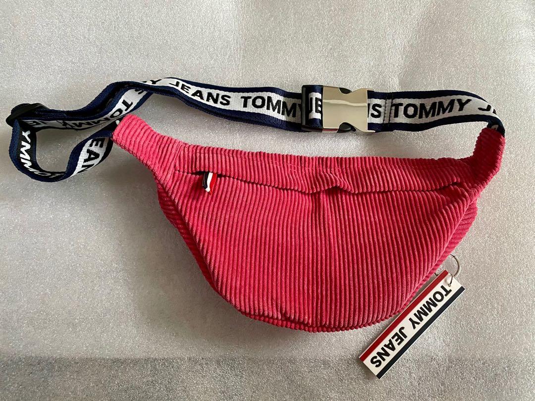 Tommy Jeans Logo Tape Bumbag Corduroy Waistbag Sling bag