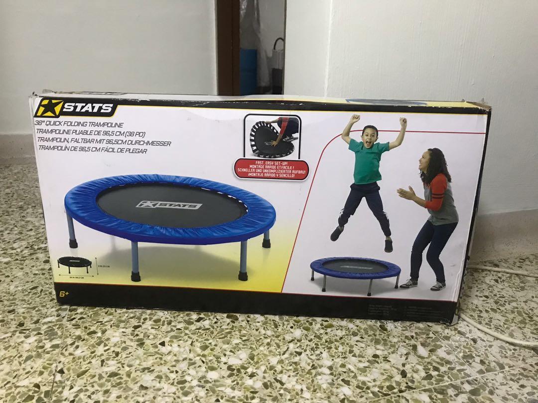 Trampoline 38 inch Hobbies Toys Toys Games on Carousell