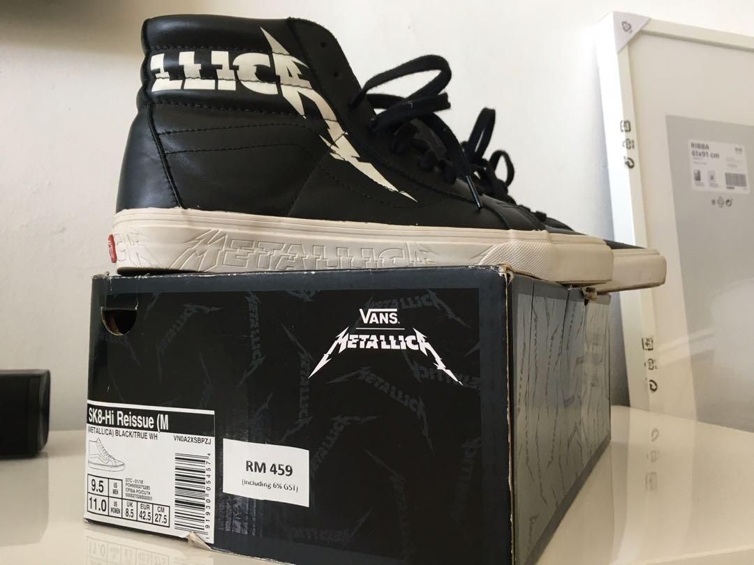 Tenis vans best sale metallica