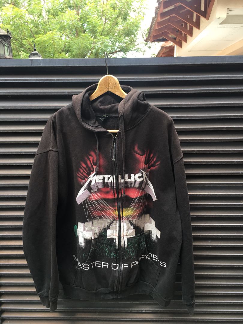 Vintage Metallica Hoodie Big Print Men s Fashion Tops Sets