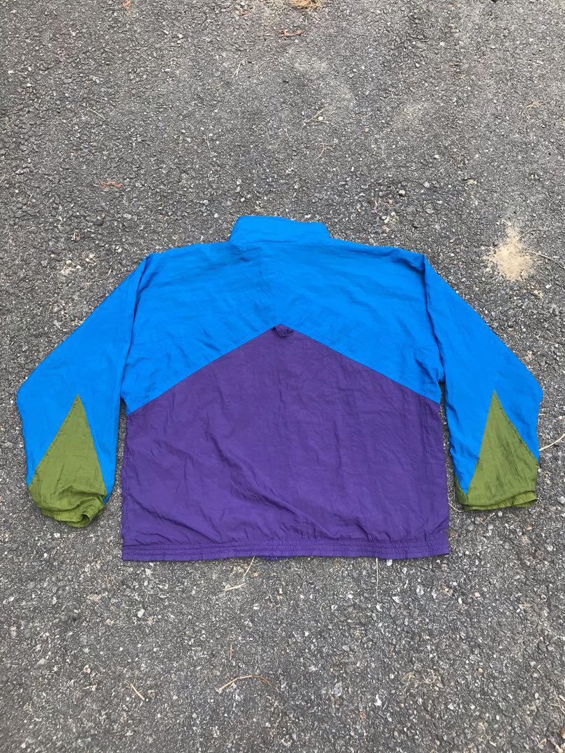 vintage nike grey tag windbreaker colour block Men s Fashion Coats Jackets and Outerwear on Carousell