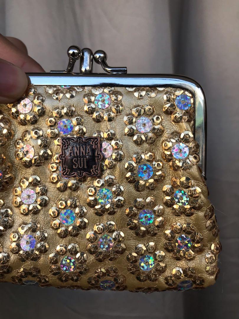 Vintage Rare Anna Sui Coin Purse, Women's Fashion, Bags & Wallets