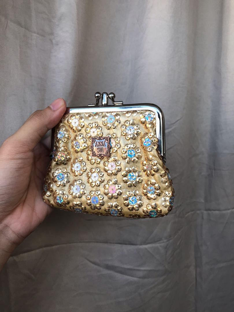 Vintage Rare Anna Sui Coin Purse, Women's Fashion, Bags & Wallets