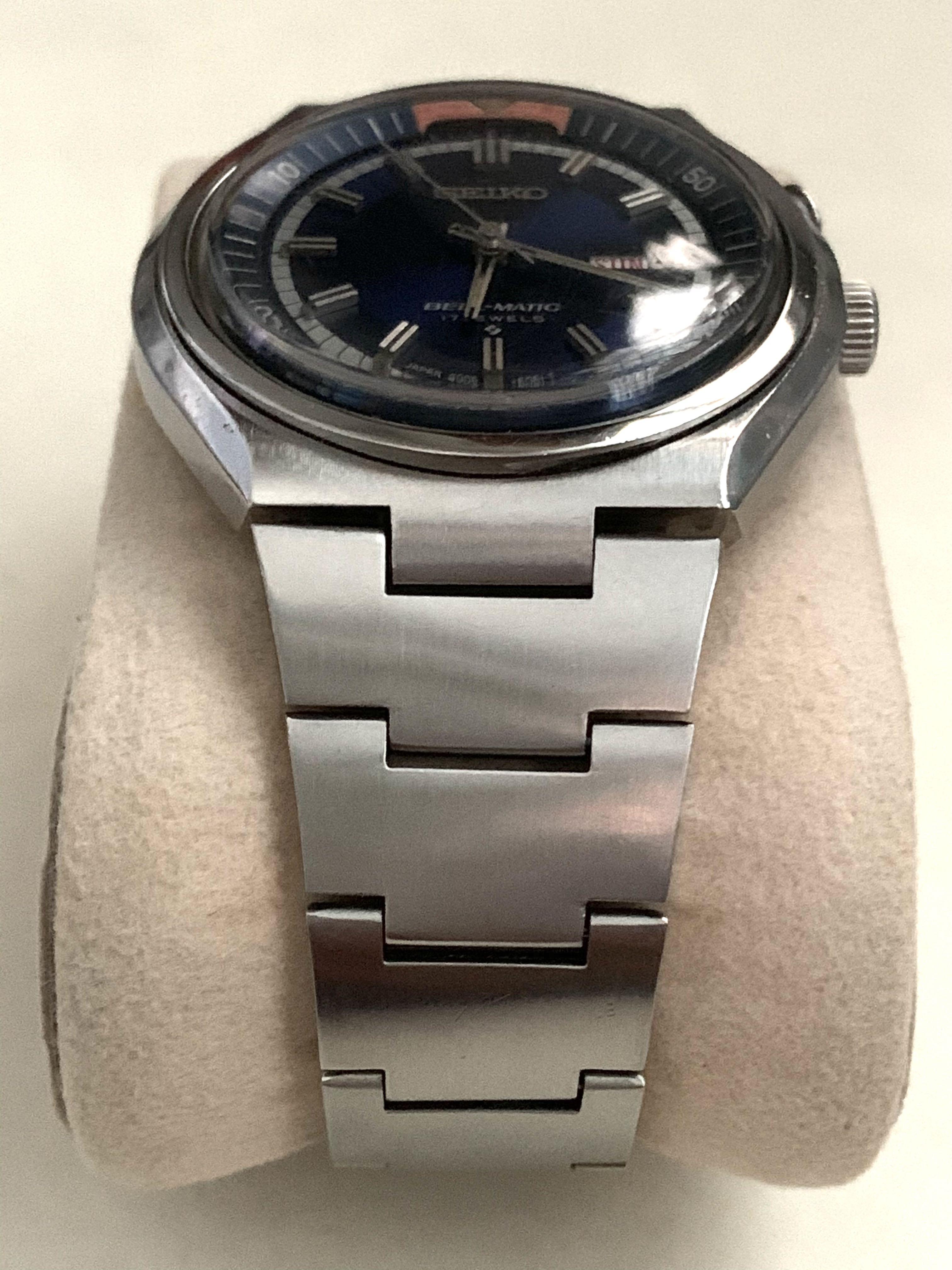 Vintage Seiko Bellmatic 4006-6040 Gorgeous Blue Dial 🌎 Original Bracelet,  Men's Fashion, Watches & Accessories, Watches on Carousell