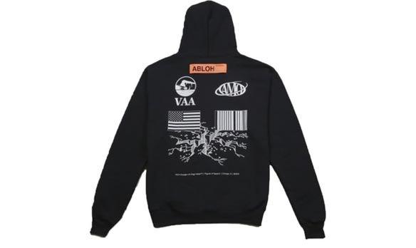 Virgil Abloh x MCA Hyperbole Hoodie XL Men s Fashion Tops Sets Hoodies on Carousell