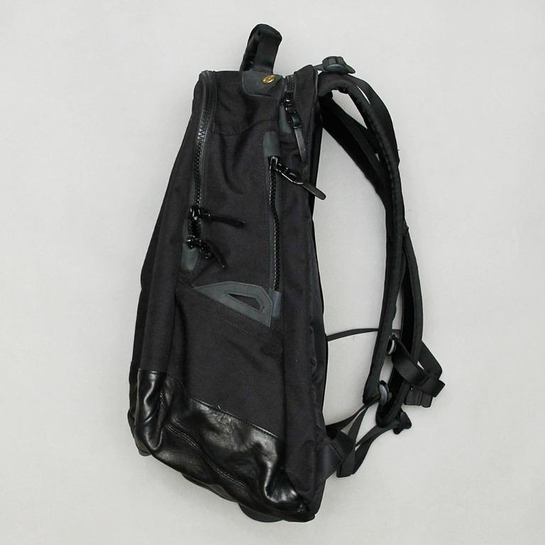 【工工】visvim 19AW Cordura 20L Backpack 多功能 防水耐磨 牛皮拼接後背包 黑色
