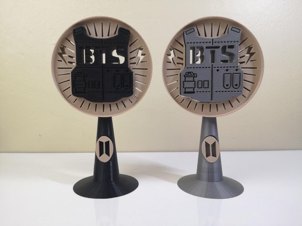 3D Printed BTS KPOP Headphone Stand (Category: Headphones & Headsets) located in Quezon City. Submitted by allanpauco (Listing ID 1091025869, Image 2). Description: ATTENTION BTS ARMY!!! Your headphones deserve to be stored neatly on a stand. Tidy up your headphones with this stylish 3D Print headphone stand inspired by your favorite band! Perfect gift and a must-have for fans! Like and Follow us for more great finds! IG: instagram.com/audiospecs