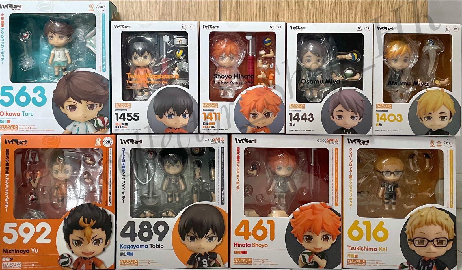 全新日版黏土人排球少年 Haikyu 影山飛雄日向翔陽及川徹西谷夕月島螢宮治宮侑宮兄弟kageyama Tobio 烏野高中排球部小巨人