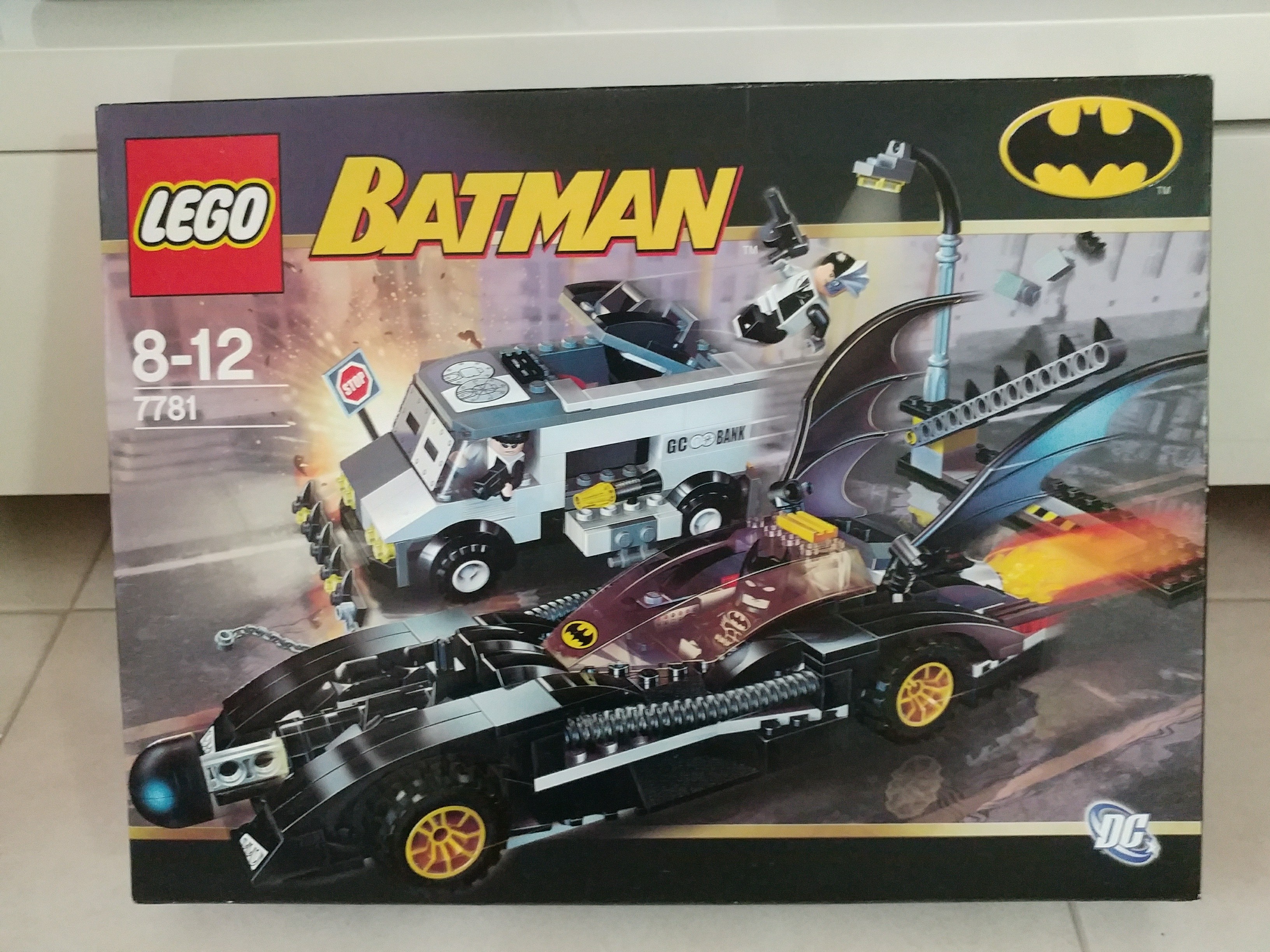 全新未開封絶版Lego 7781 batman two face escape 2006, 興趣及