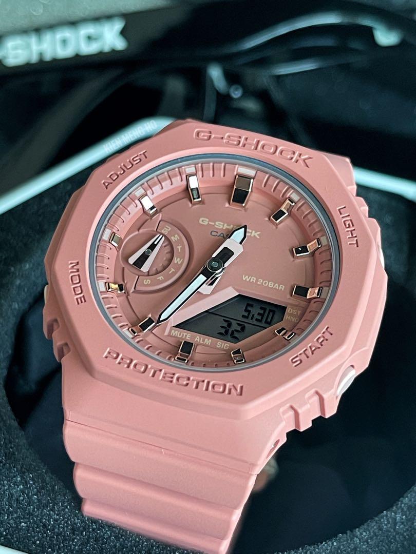 AUTHENTIC CASIO G SHOCK GMA S2100 4A2 IN PASTEL PINK COLOUR MINI CASIOAK G SHOCK gshock Casio casio