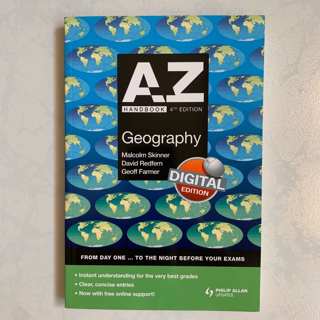 A levels A to Z geography handbook, Hobbies & Toys, Books & Magazines