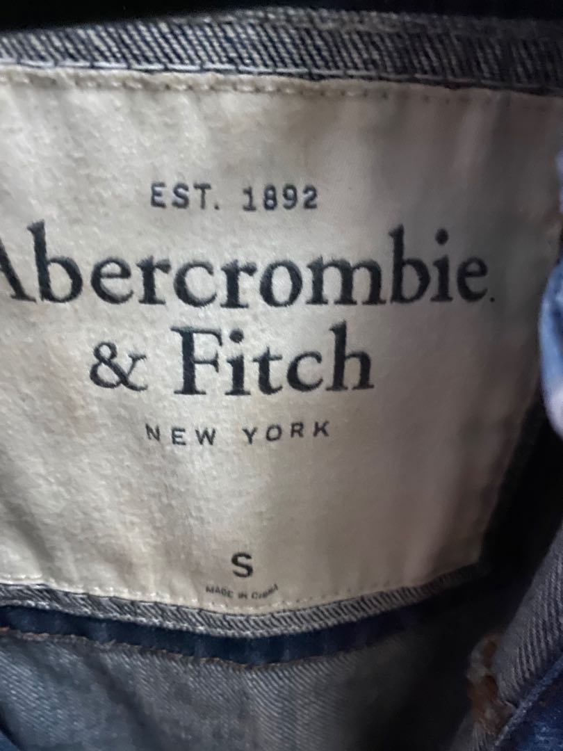 Abercrombie \u0026 fitch denim jacket with 